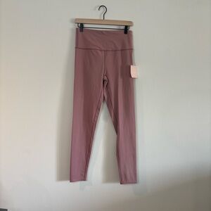 Kittenish Dusty Rose Pink Leggings-Size L